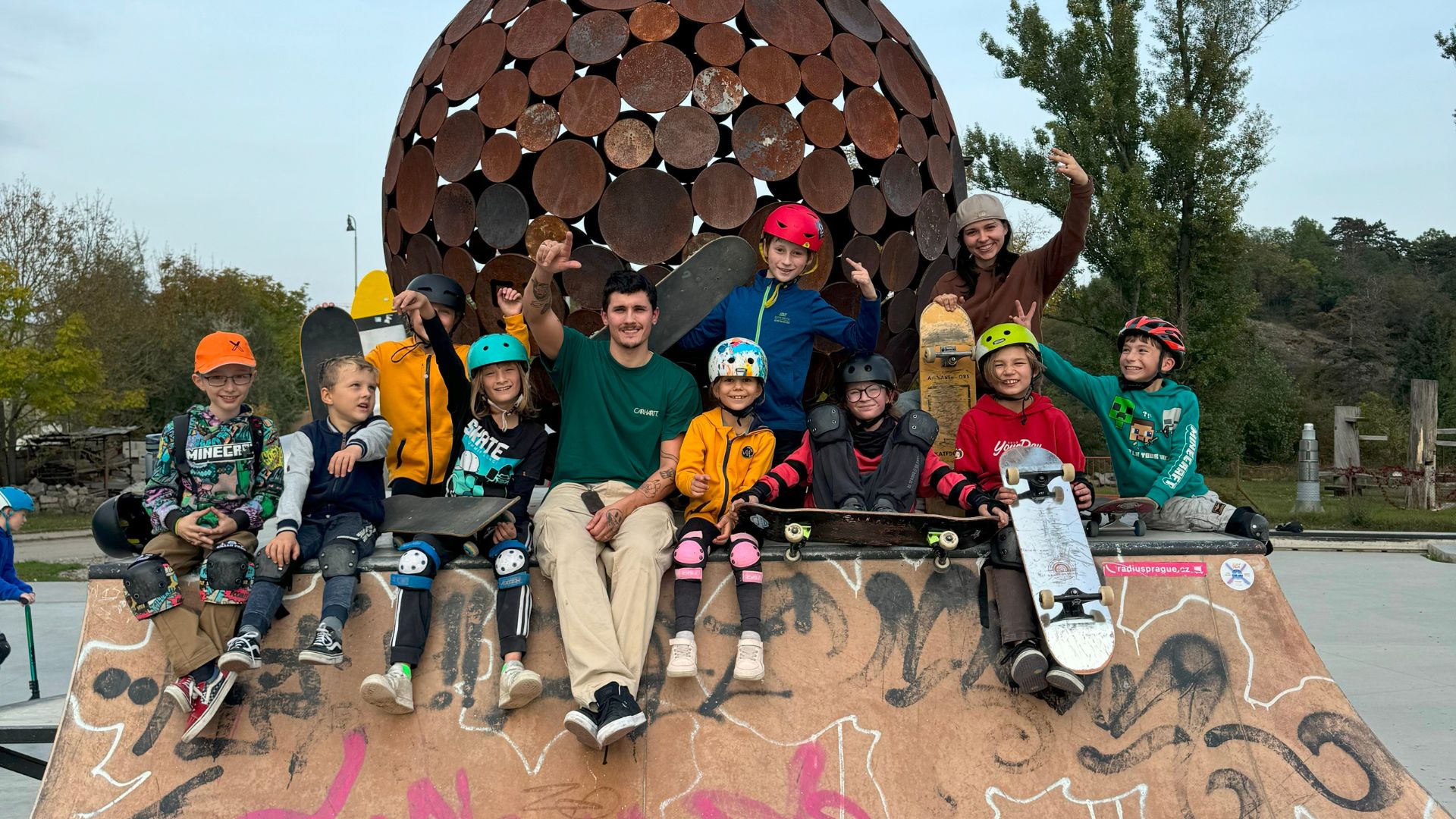 Skate výlet do skateparku v Řeporyjích! 🛹✨